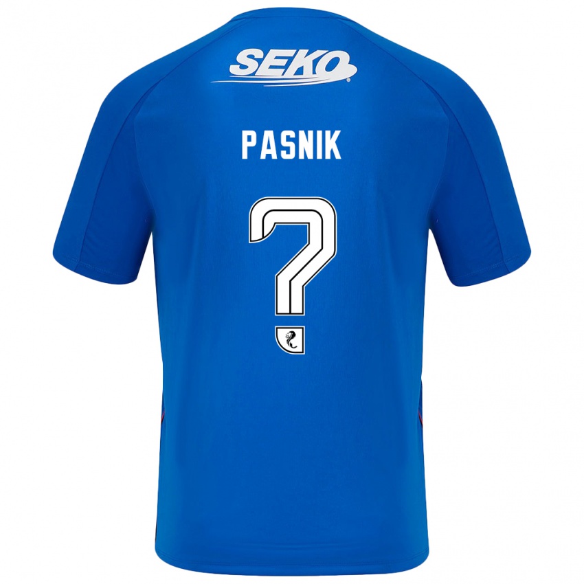 Criança Camisola Tyler Pasnik #0 Azul Escuro Principal 2024/25 Camisa Brasil