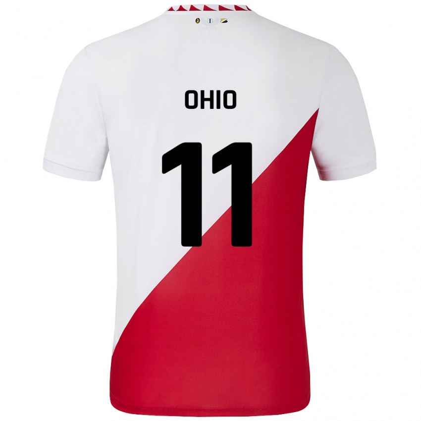 Criança Camisola Noah Ohio #11 Vermelho Branco Principal 2024/25 Camisa Brasil