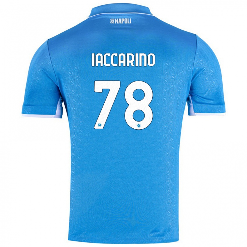 Criança Camisola Gennaro Iaccarino #78 Celeiro Azul Principal 2024/25 Camisa Brasil