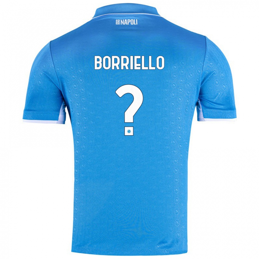 Criança Camisola Salvatore Borriello #0 Celeiro Azul Principal 2024/25 Camisa Brasil