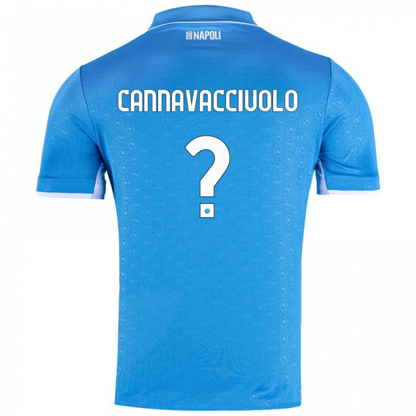 Criança Camisola Luigi Pio Cannavacciuolo #0 Celeiro Azul Principal 2024/25 Camisa Brasil