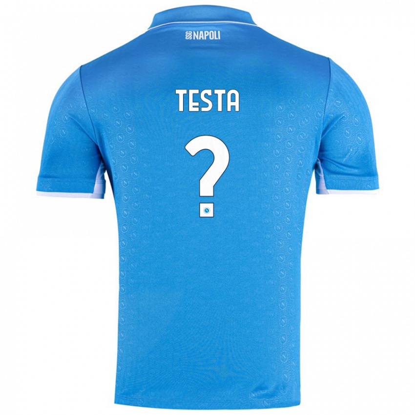 Criança Camisola Vincenzo Testa #0 Celeiro Azul Principal 2024/25 Camisa Brasil