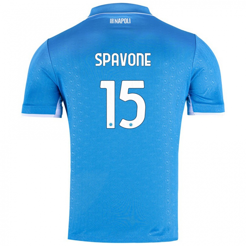 Criança Camisola Alessandro Spavone #15 Celeiro Azul Principal 2024/25 Camisa Brasil