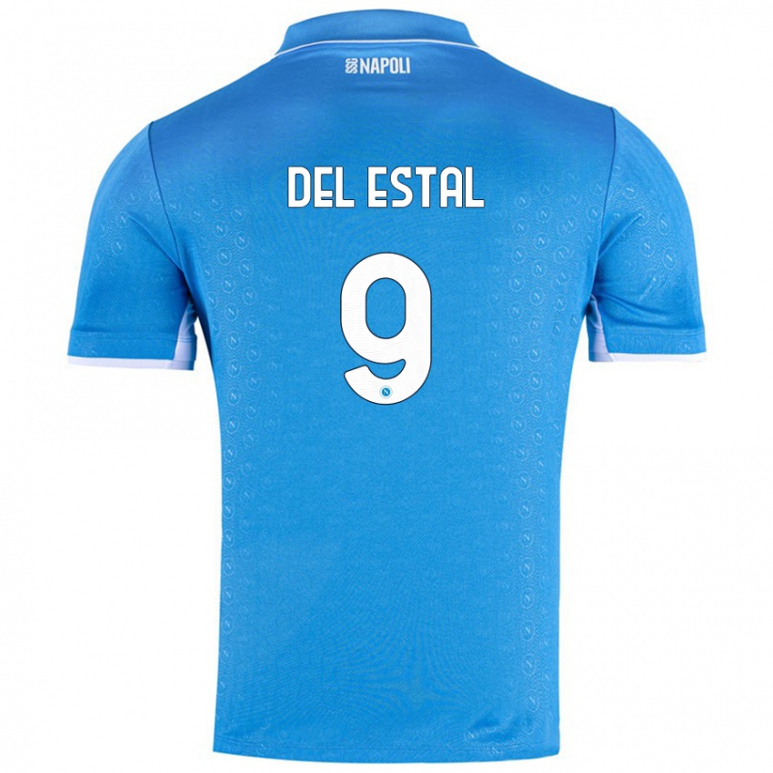 Criança Camisola Eli Del Estal #9 Celeiro Azul Principal 2024/25 Camisa Brasil