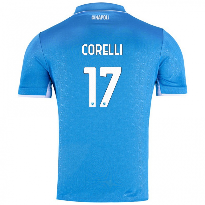 Criança Camisola Alice Corelli #17 Celeiro Azul Principal 2024/25 Camisa Brasil