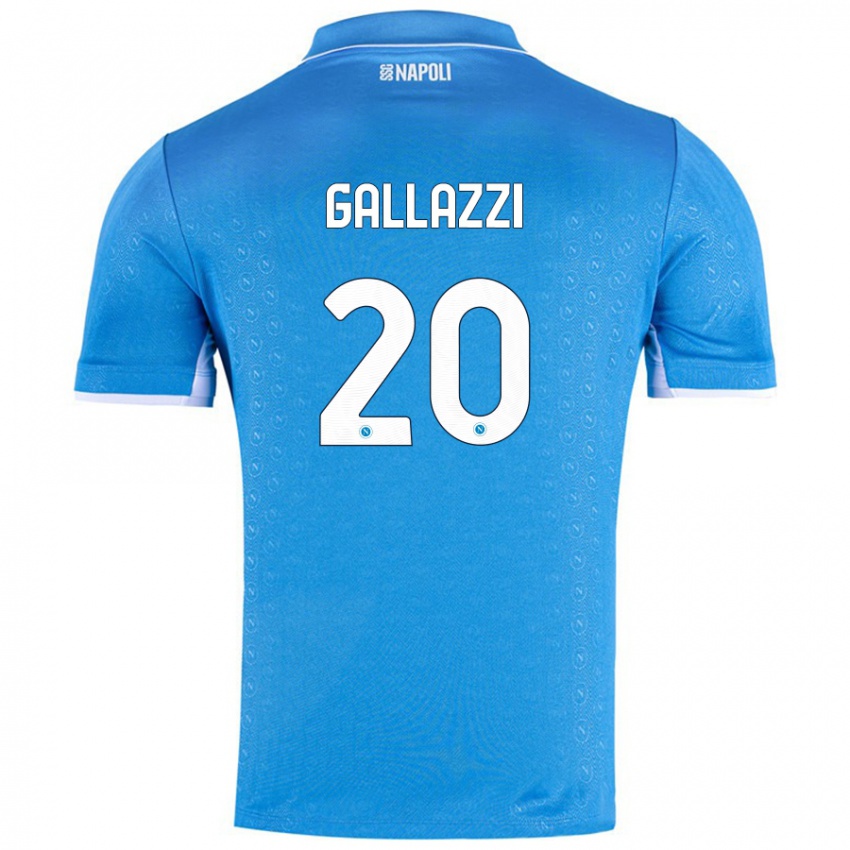 Criança Camisola Valentina Gallazzi #20 Celeiro Azul Principal 2024/25 Camisa Brasil