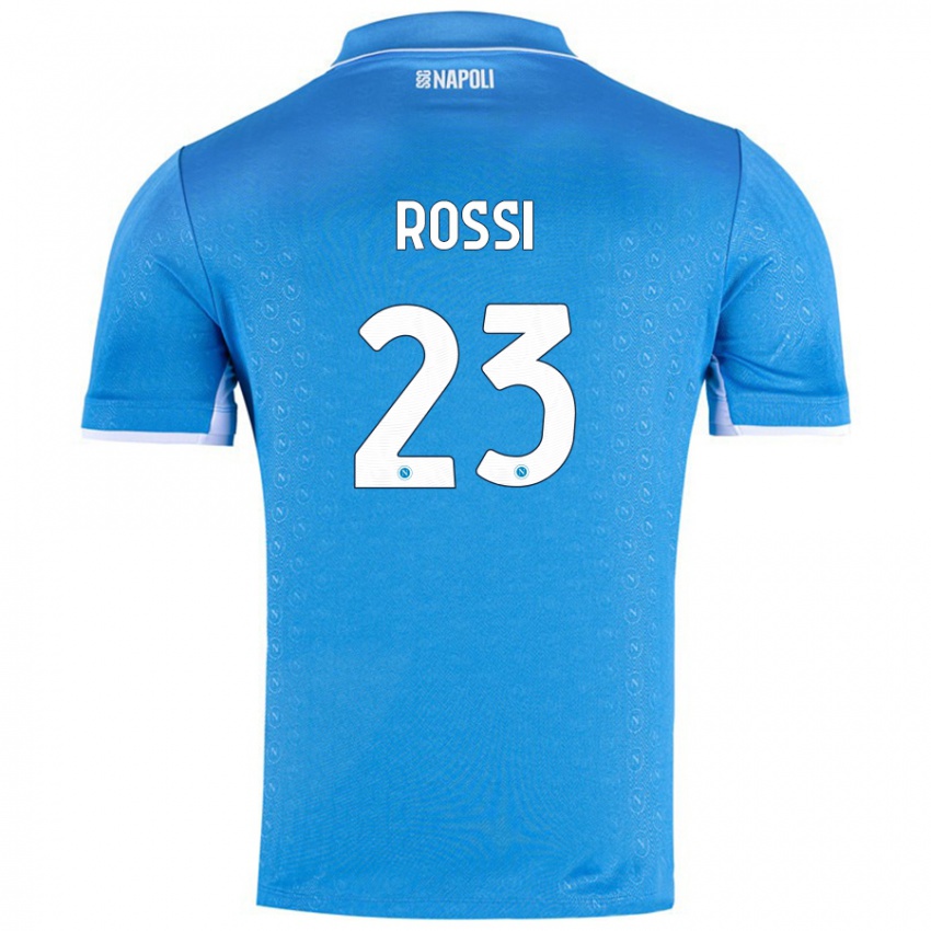 Criança Camisola Leonardo Rossi #23 Celeiro Azul Principal 2024/25 Camisa Brasil