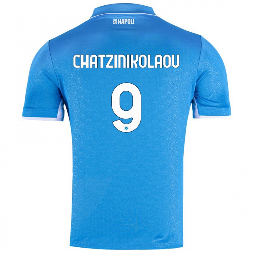 Criança Camisola Despoina Chatzinikolaou #9 Celeiro Azul Principal 2024/25 Camisa Brasil