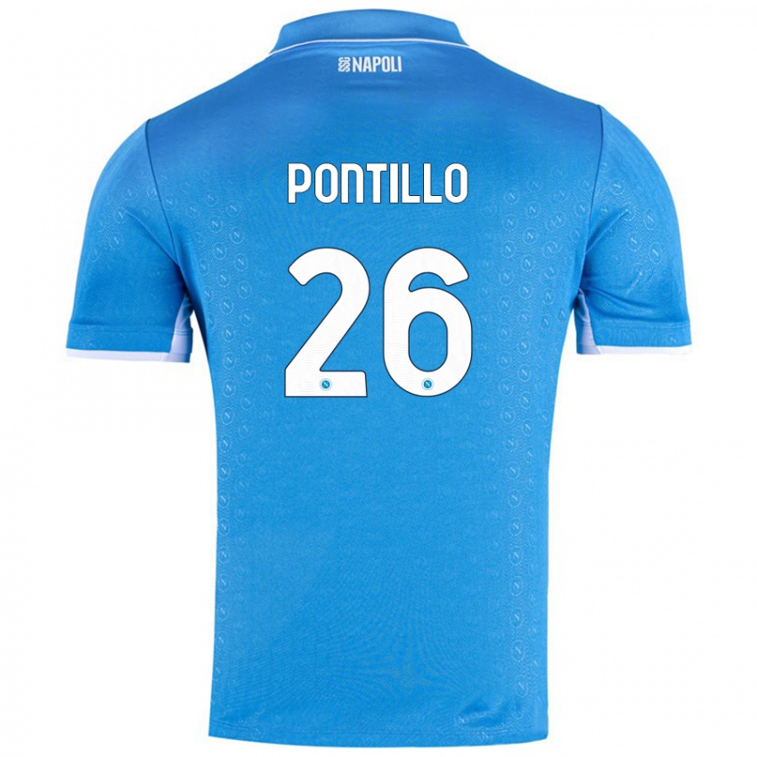 Criança Camisola Pasquale Pontillo #26 Celeiro Azul Principal 2024/25 Camisa Brasil