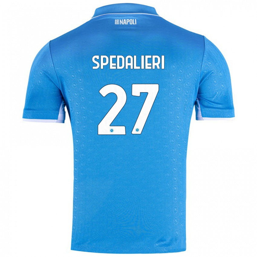 Criança Camisola Johnatan Andrea Spedalieri #27 Celeiro Azul Principal 2024/25 Camisa Brasil