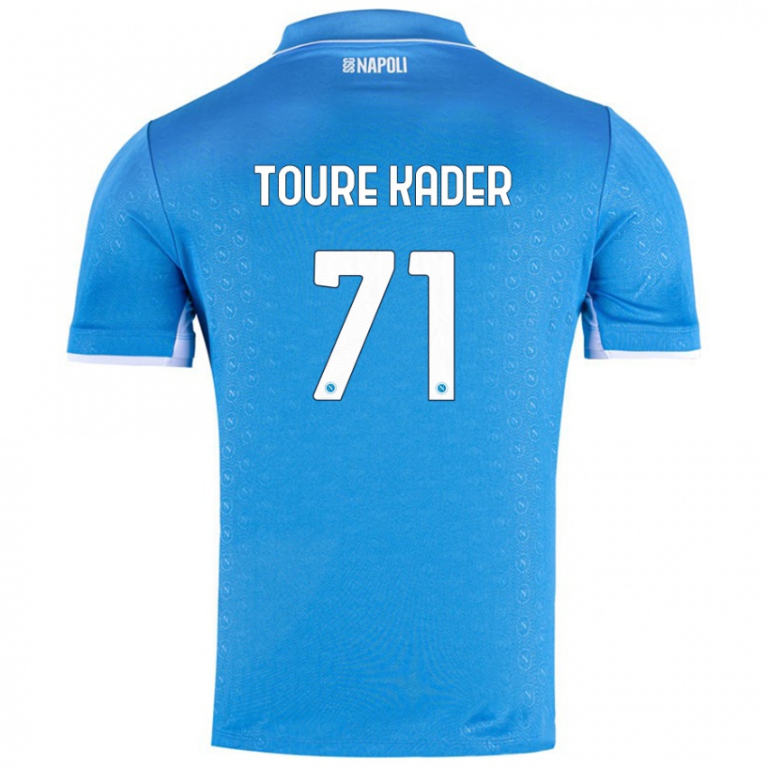 Criança Camisola Aziz Toure Kader #71 Celeiro Azul Principal 2024/25 Camisa Brasil