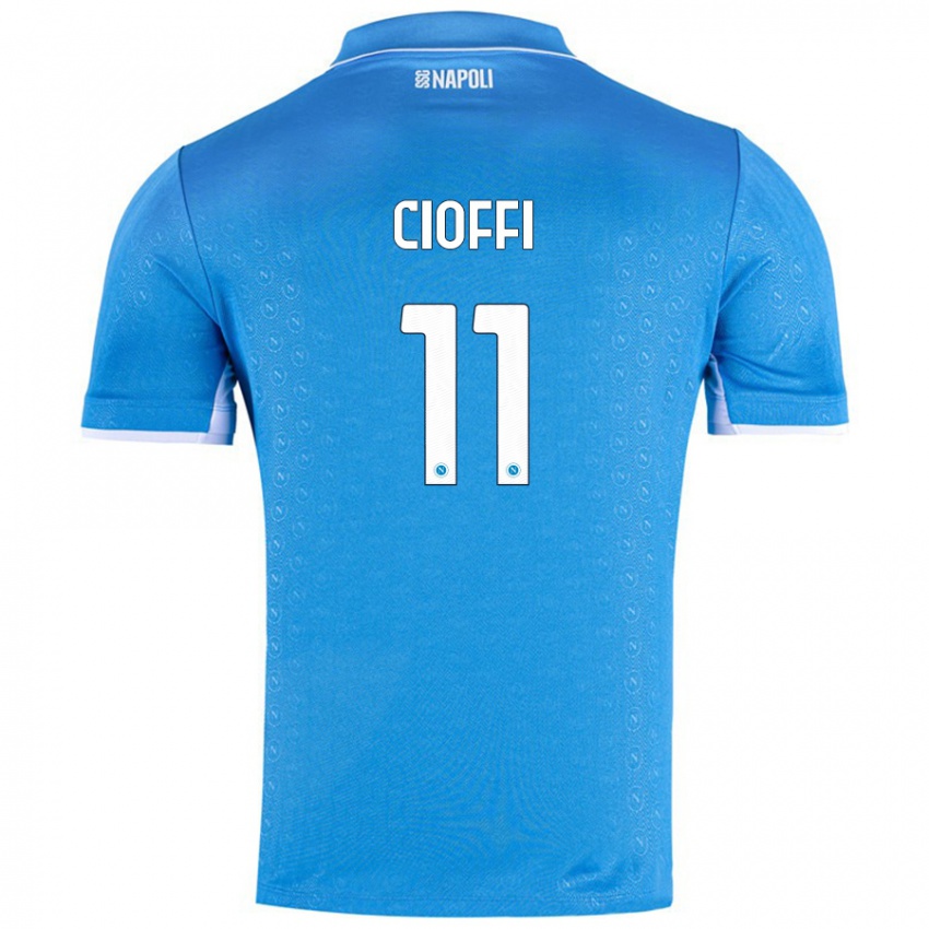 Criança Camisola Antonio Cioffi #11 Celeiro Azul Principal 2024/25 Camisa Brasil