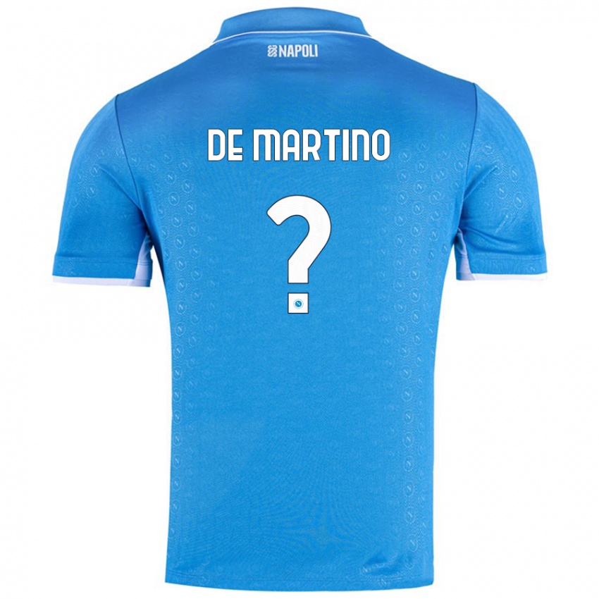 Criança Camisola Enrico Pio De Martino #0 Celeiro Azul Principal 2024/25 Camisa Brasil