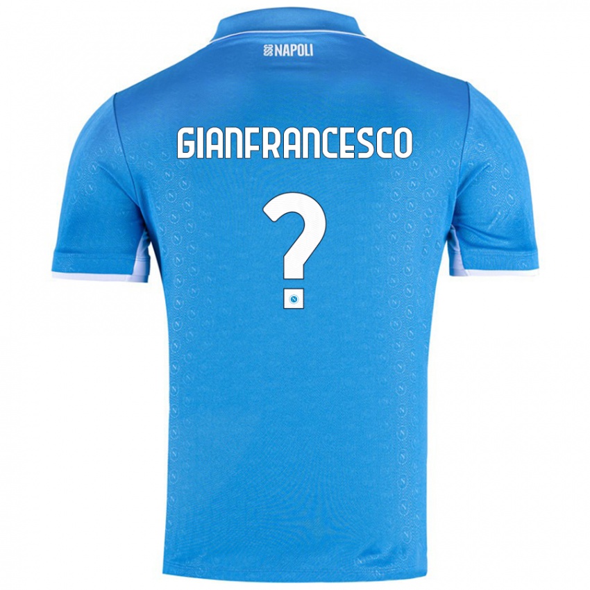 Criança Camisola Sergio Gianfrancesco #0 Celeiro Azul Principal 2024/25 Camisa Brasil