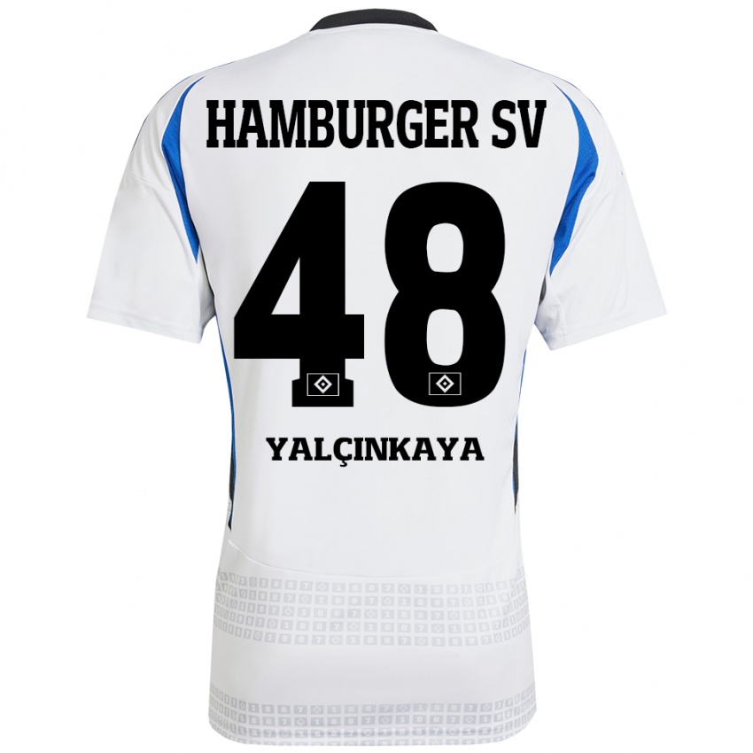 Criança Camisola Bilal Yalcinkaya #48 Azul Branco Principal 2024/25 Camisa Brasil