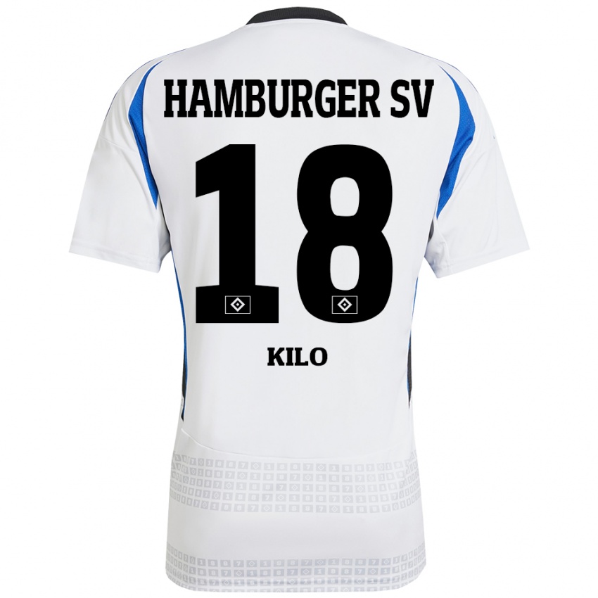 Criança Camisola Jesse Kilo #18 Azul Branco Principal 2024/25 Camisa Brasil