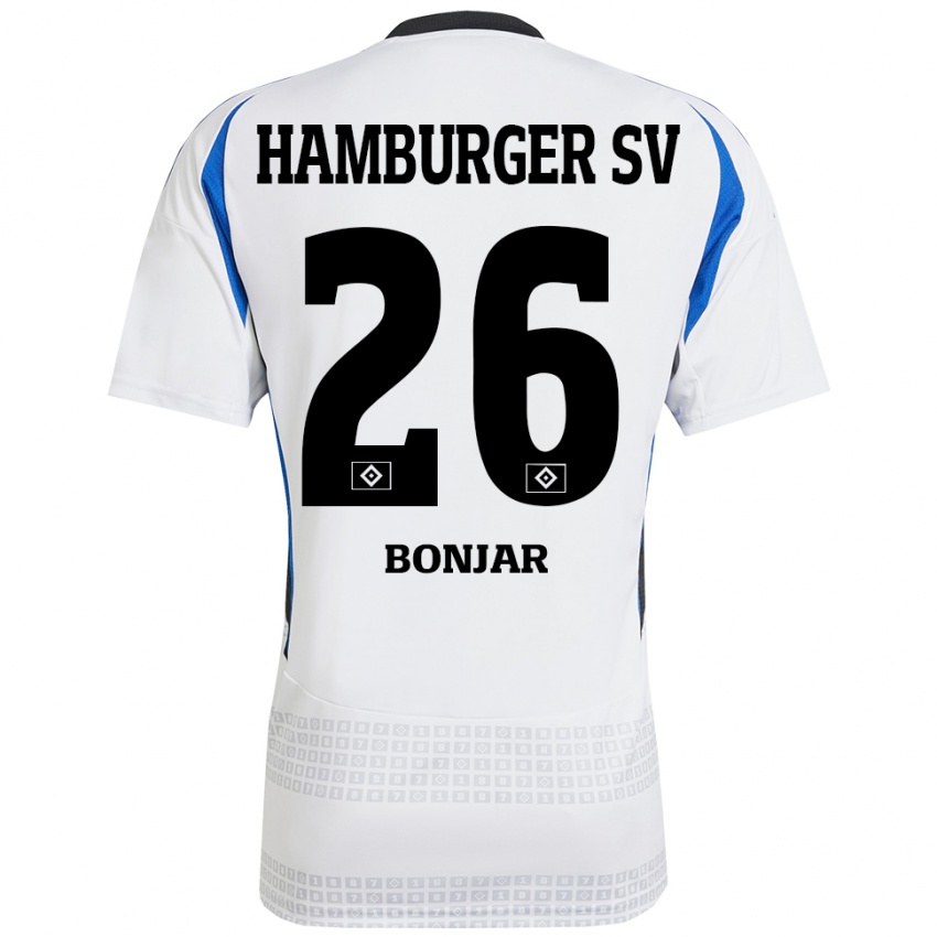 Criança Camisola Amir Bonjar #26 Azul Branco Principal 2024/25 Camisa Brasil