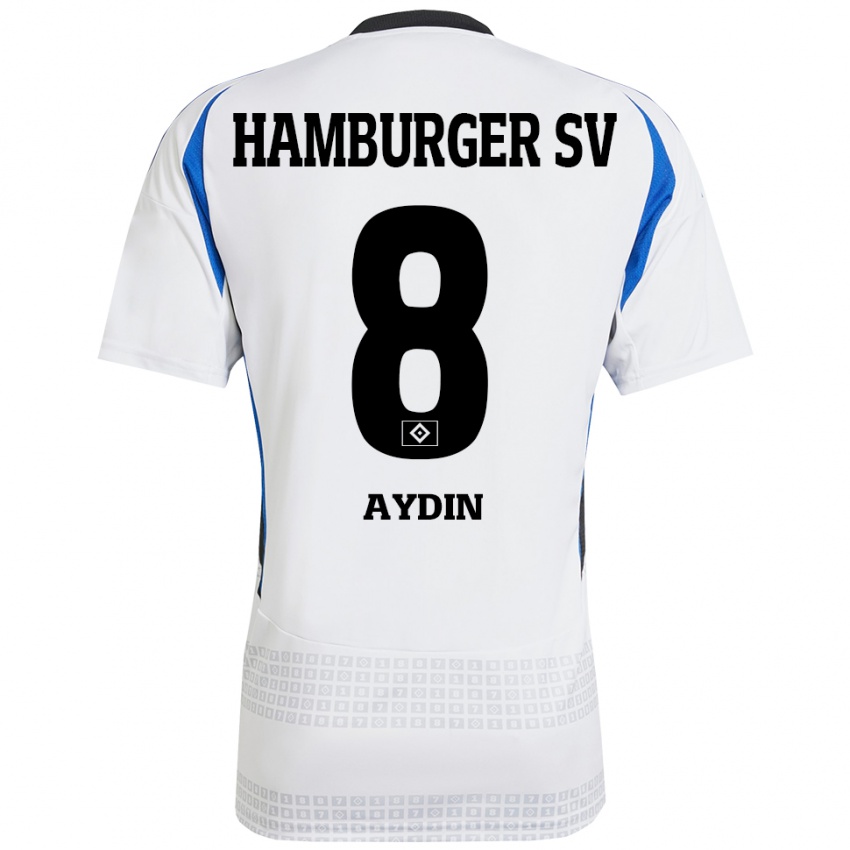 Criança Camisola Songül Aydin #8 Azul Branco Principal 2024/25 Camisa Brasil