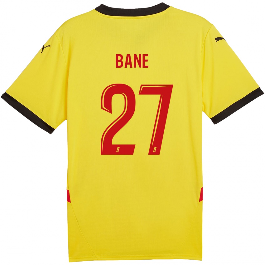 Criança Camisola Sidi Bane #27 Vermelho Amarelo Principal 2024/25 Camisa Brasil