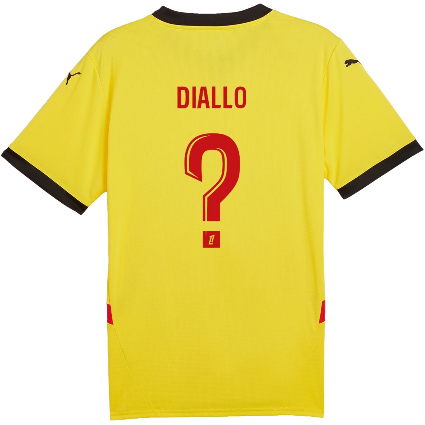 Criança Camisola Alpha Diallo #0 Vermelho Amarelo Principal 2024/25 Camisa Brasil