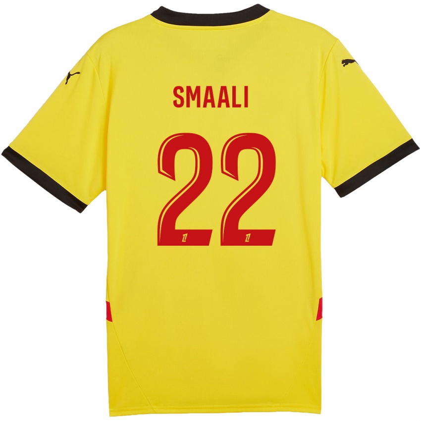 Criança Camisola Emma Smaali #22 Vermelho Amarelo Principal 2024/25 Camisa Brasil