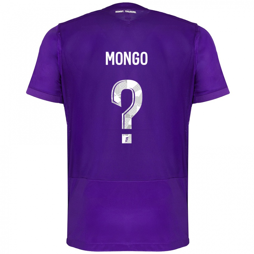 Criança Camisola Pierre-Wyatt Mongo #0 Branco Roxo Principal 2024/25 Camisa Brasil