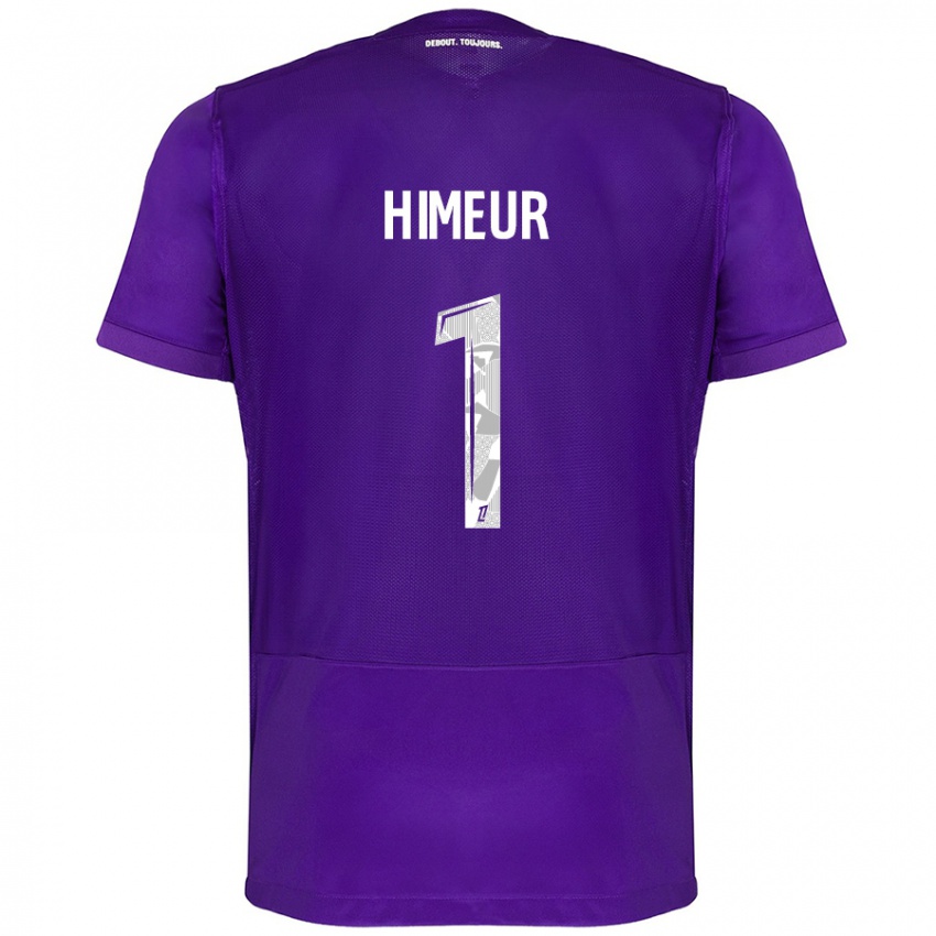 Criança Camisola Thomas Himeur #1 Branco Roxo Principal 2024/25 Camisa Brasil