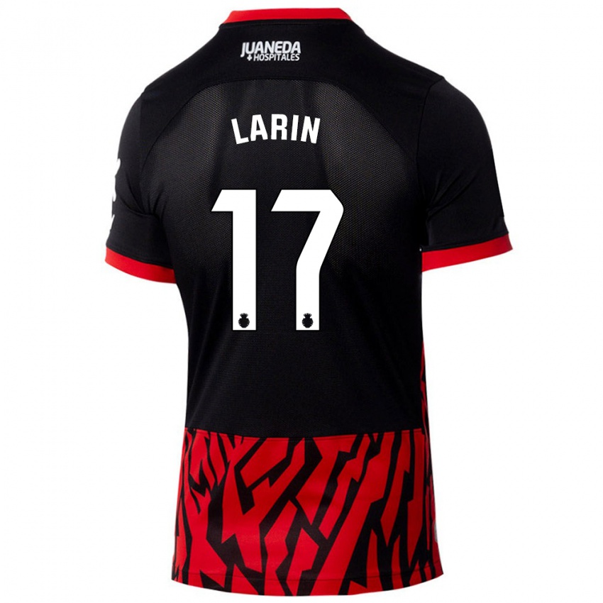 Criança Camisola Cyle Larin #17 Vermelho Preto Principal 2024/25 Camisa Brasil