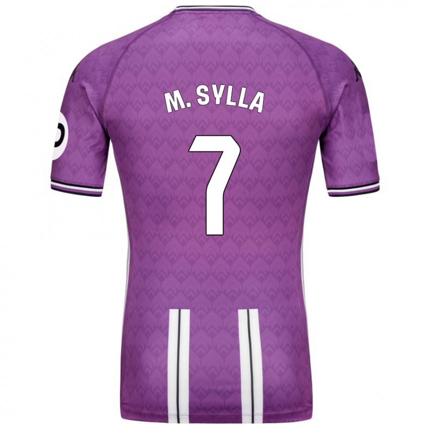 Criança Camisola Mamadou Sylla #7 Branco Roxo Principal 2024/25 Camisa Brasil