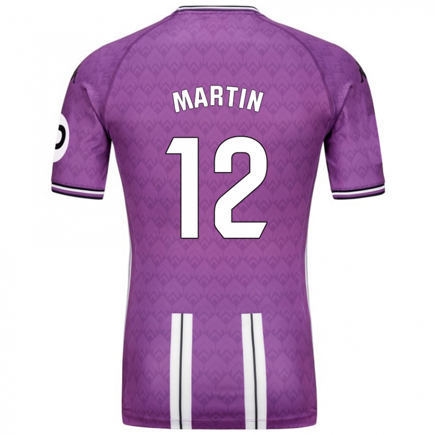 Criança Camisola Mario Martin #12 Branco Roxo Principal 2024/25 Camisa Brasil