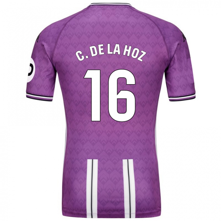 Criança Camisola César De La Hoz #16 Branco Roxo Principal 2024/25 Camisa Brasil