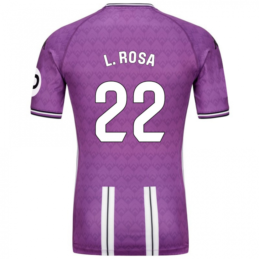 Criança Camisola Lucas Rosa #22 Branco Roxo Principal 2024/25 Camisa Brasil