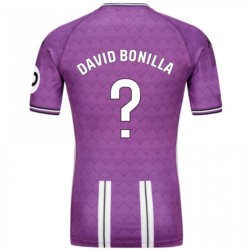 Criança Camisola Juan David Bonilla #0 Branco Roxo Principal 2024/25 Camisa Brasil