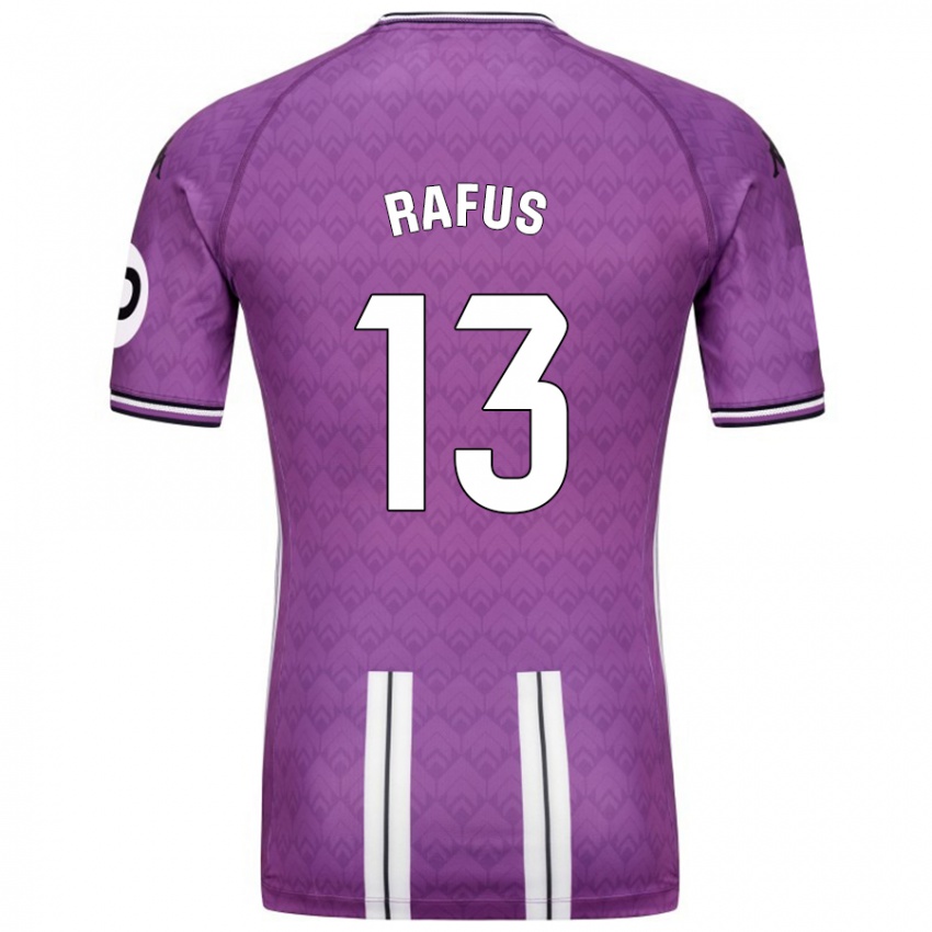 Criança Camisola Arnau Rafus #13 Branco Roxo Principal 2024/25 Camisa Brasil