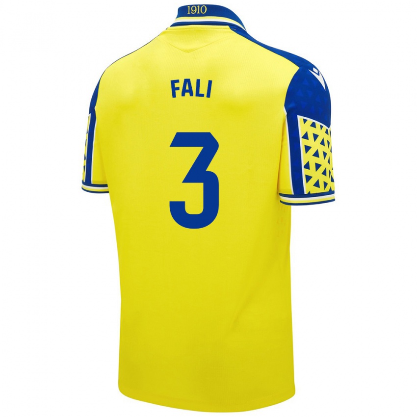 Criança Camisola Fali #3 Azul Amarelo Principal 2024/25 Camisa Brasil