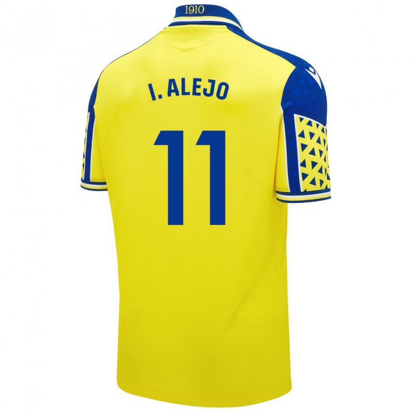 Criança Camisola Iván Alejo #11 Azul Amarelo Principal 2024/25 Camisa Brasil