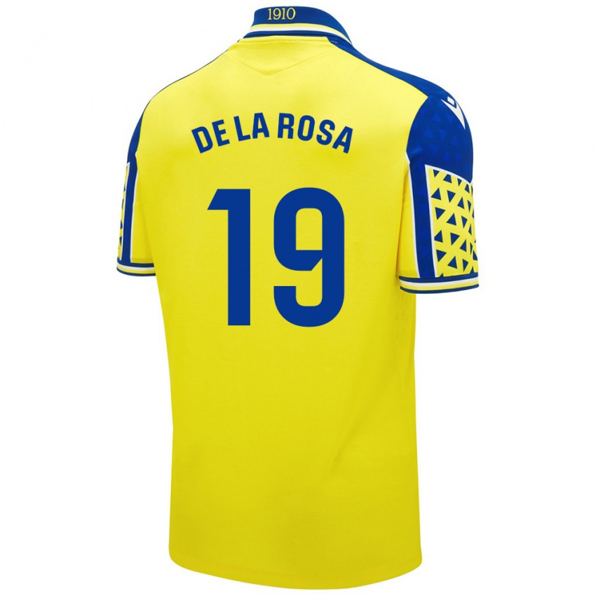 Criança Camisola José Antonio De La Rosa #19 Azul Amarelo Principal 2024/25 Camisa Brasil