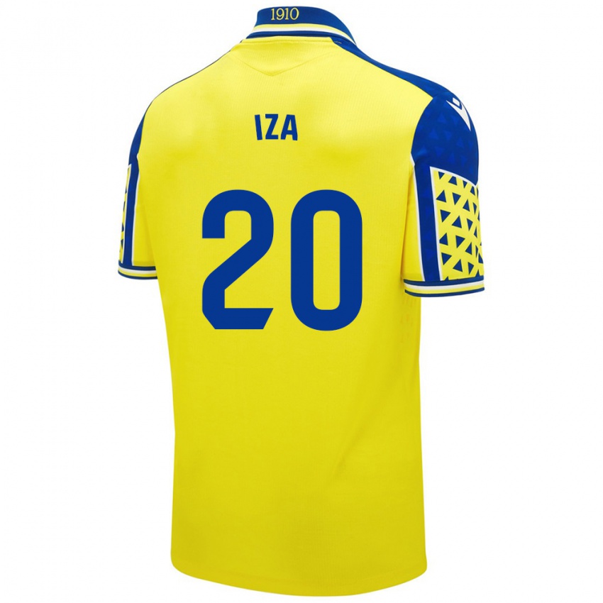 Criança Camisola Iza Carcelén #20 Azul Amarelo Principal 2024/25 Camisa Brasil