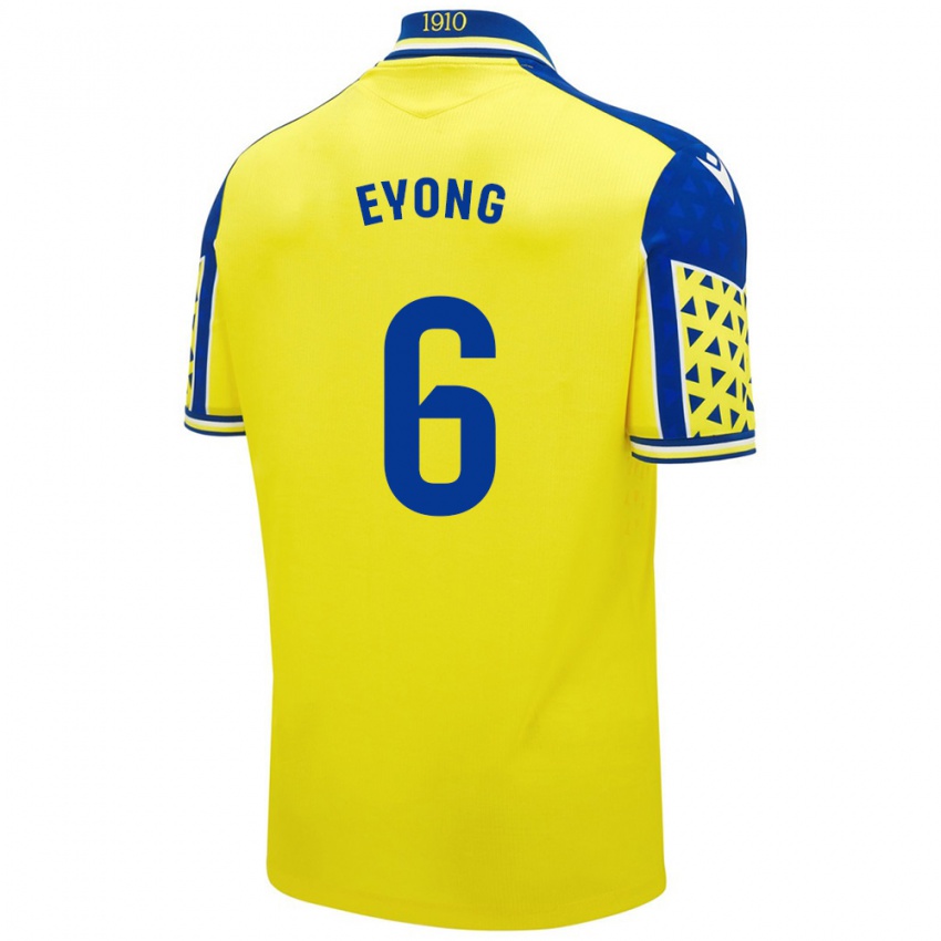 Criança Camisola Etta Eyong #6 Azul Amarelo Principal 2024/25 Camisa Brasil