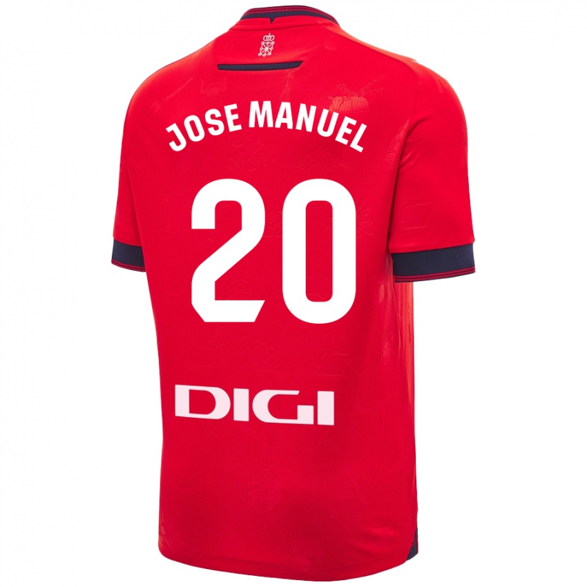 Criança Camisola José Manuel Arnáiz #20 Branco Vermelho Principal 2024/25 Camisa Brasil