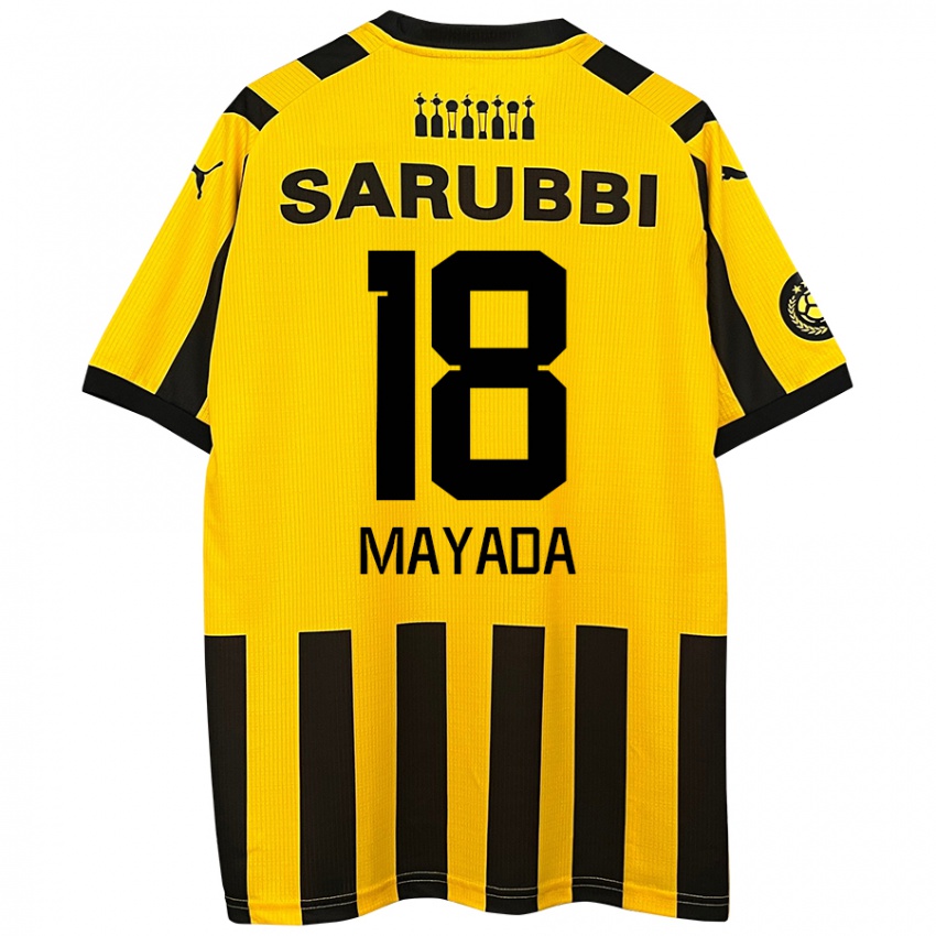 Criança Camisola Camilo Mayada #18 Preto Amarelo Principal 2024/25 Camisa Brasil