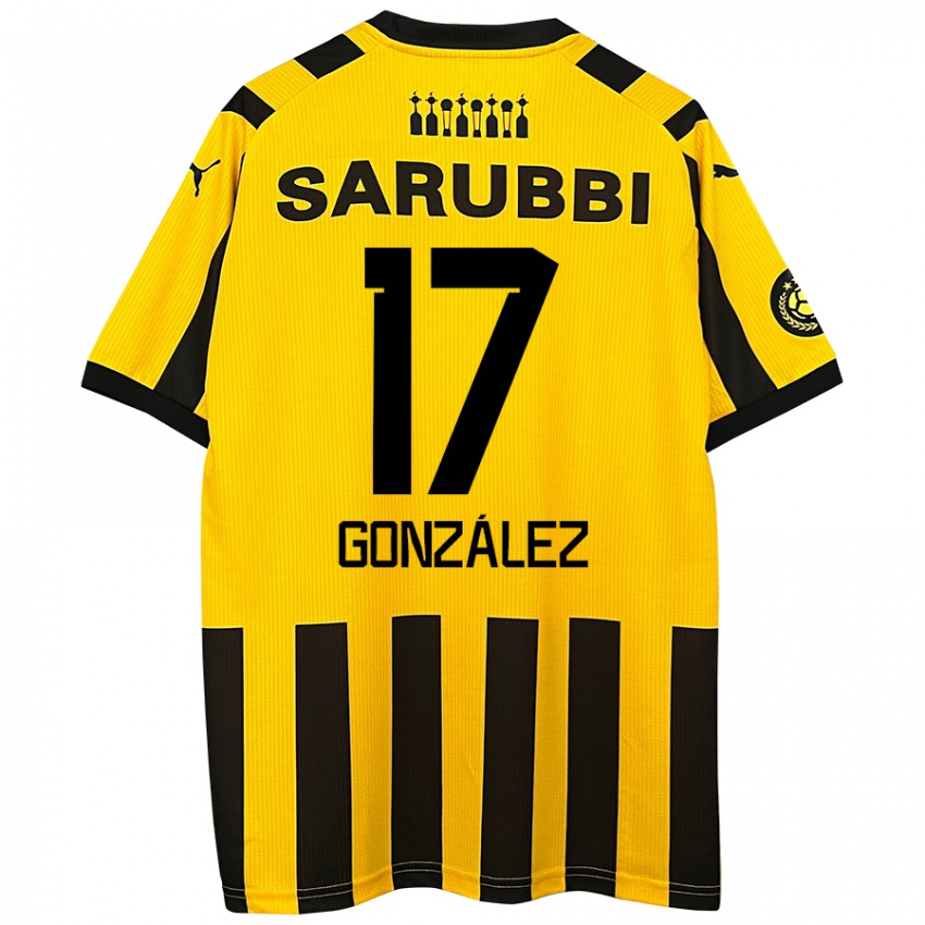 Criança Camisola Luciano González #17 Preto Amarelo Principal 2024/25 Camisa Brasil