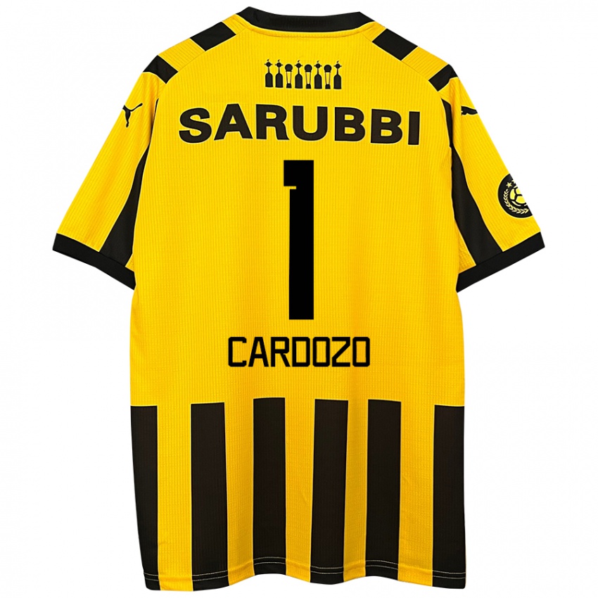 Criança Camisola Thiago Cardozo #1 Preto Amarelo Principal 2024/25 Camisa Brasil