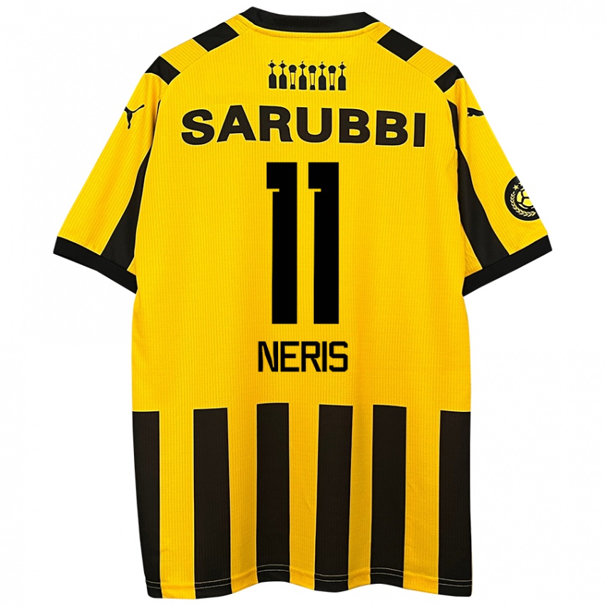 Criança Camisola José Neris #11 Preto Amarelo Principal 2024/25 Camisa Brasil