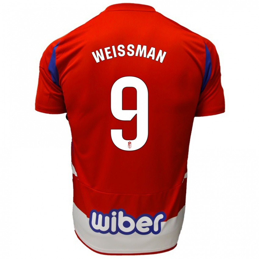 Criança Camisola Shon Weissman #9 Azul Vermelho Branco Principal 2024/25 Camisa Brasil