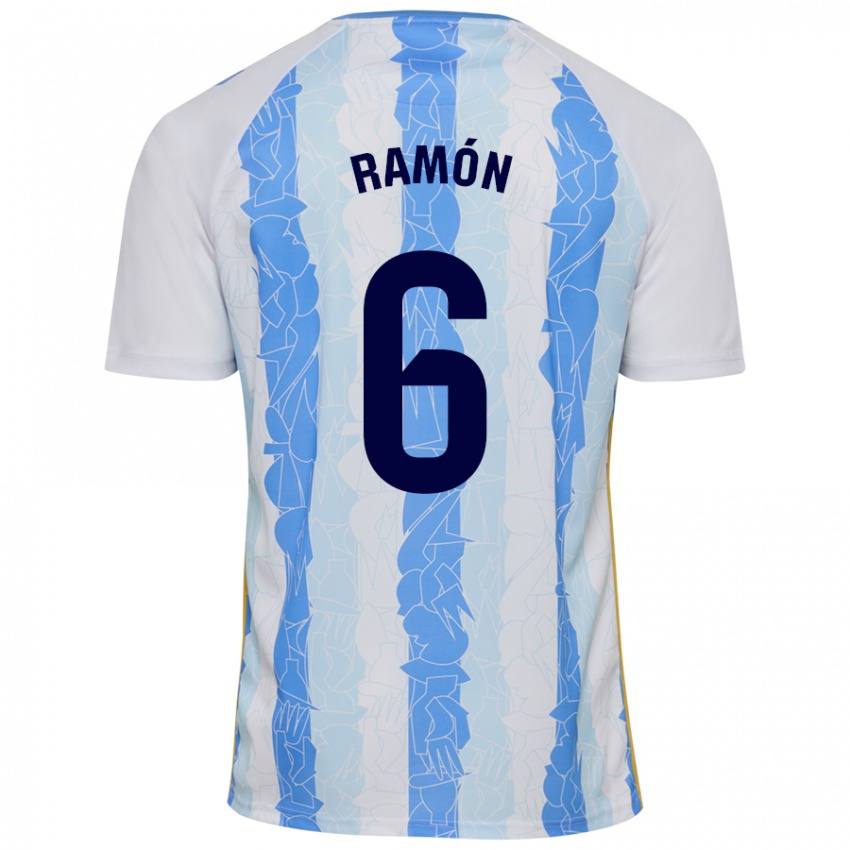 Criança Camisola Ramón Enríquez #6 Azul Branco Principal 2024/25 Camisa Brasil