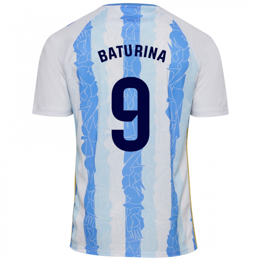 Criança Camisola Roko Baturina #9 Azul Branco Principal 2024/25 Camisa Brasil