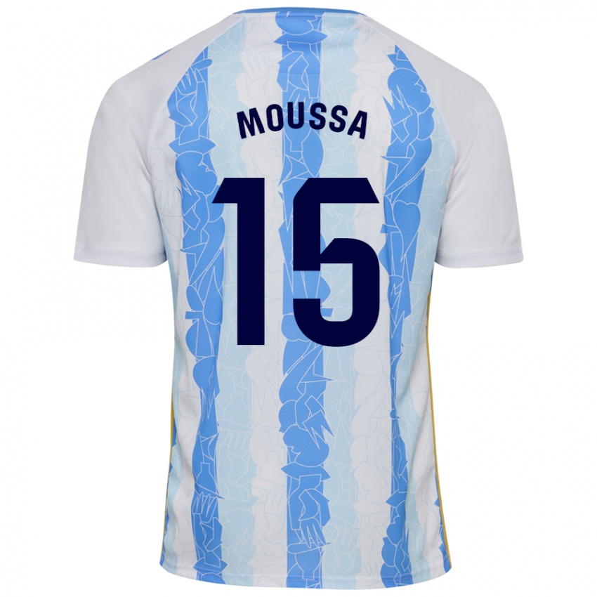 Criança Camisola Moussa Diarra #15 Azul Branco Principal 2024/25 Camisa Brasil