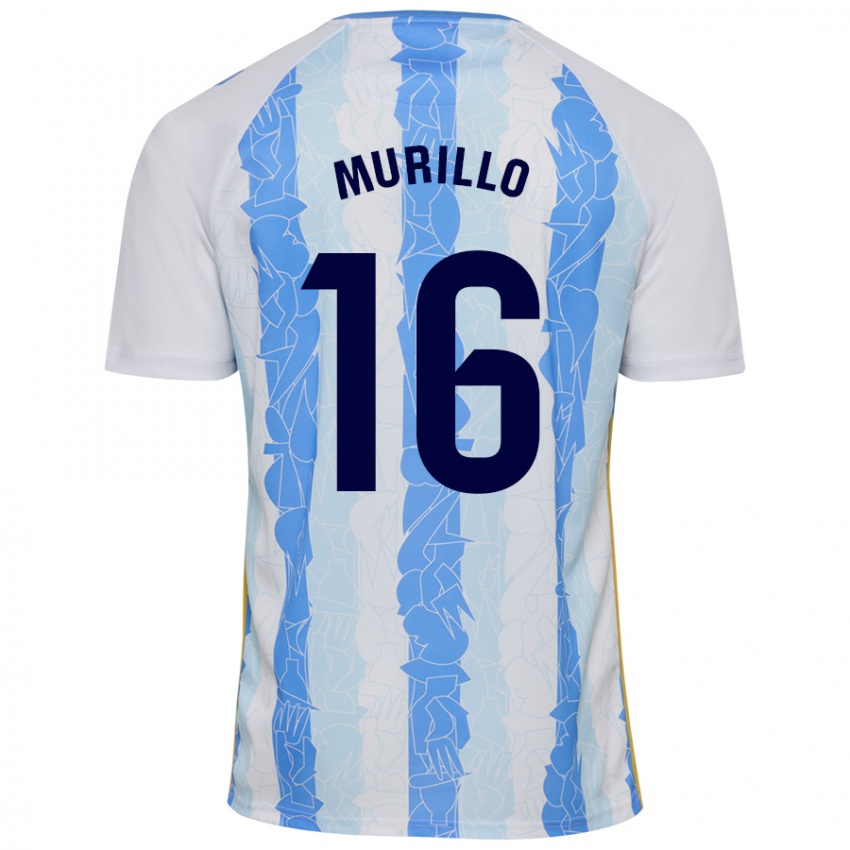 Criança Camisola Diego Murillo #16 Azul Branco Principal 2024/25 Camisa Brasil