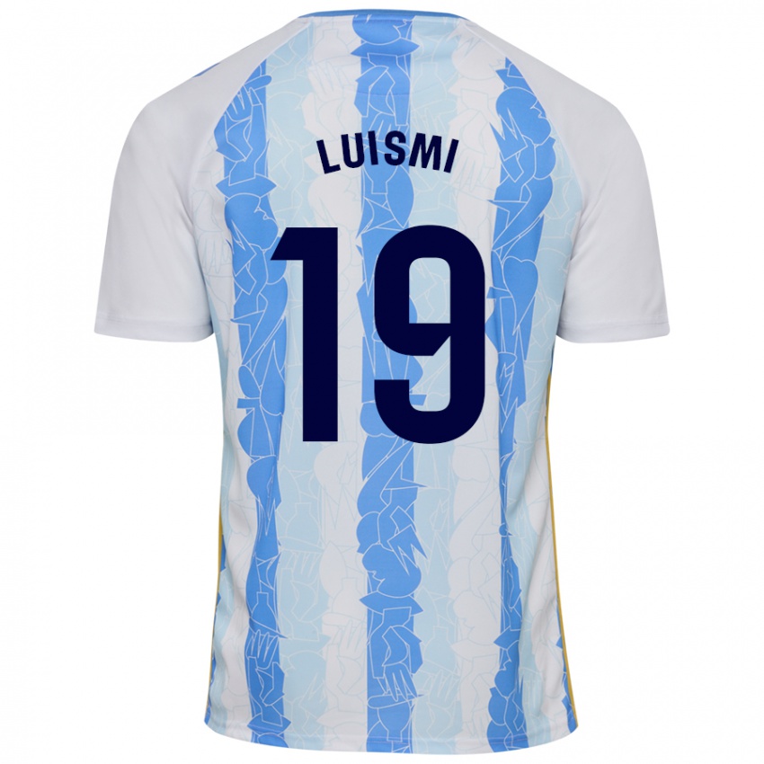 Criança Camisola Luismi Sánchez #19 Azul Branco Principal 2024/25 Camisa Brasil